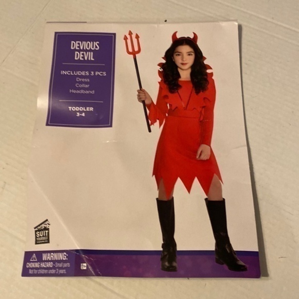 Devious devil girls costume
